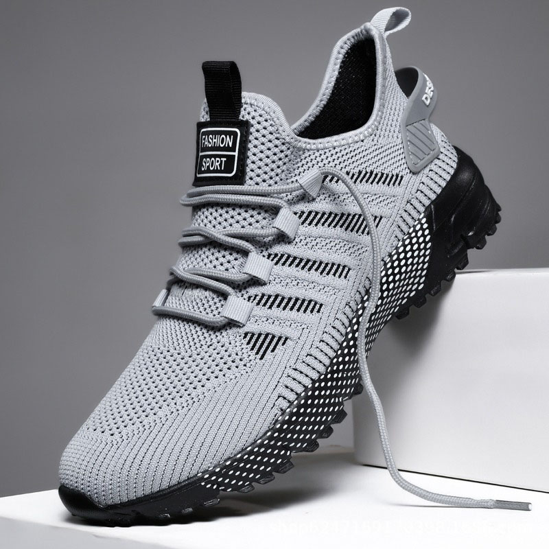 Shock Absorbing Gym Trainers - Running Shoes for Man Outdoor Breathable