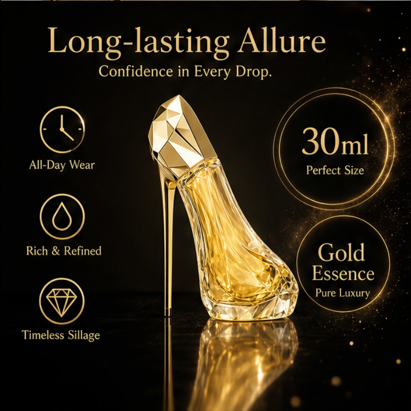 Luxurious golden high-heeled s - Heels recension och pris