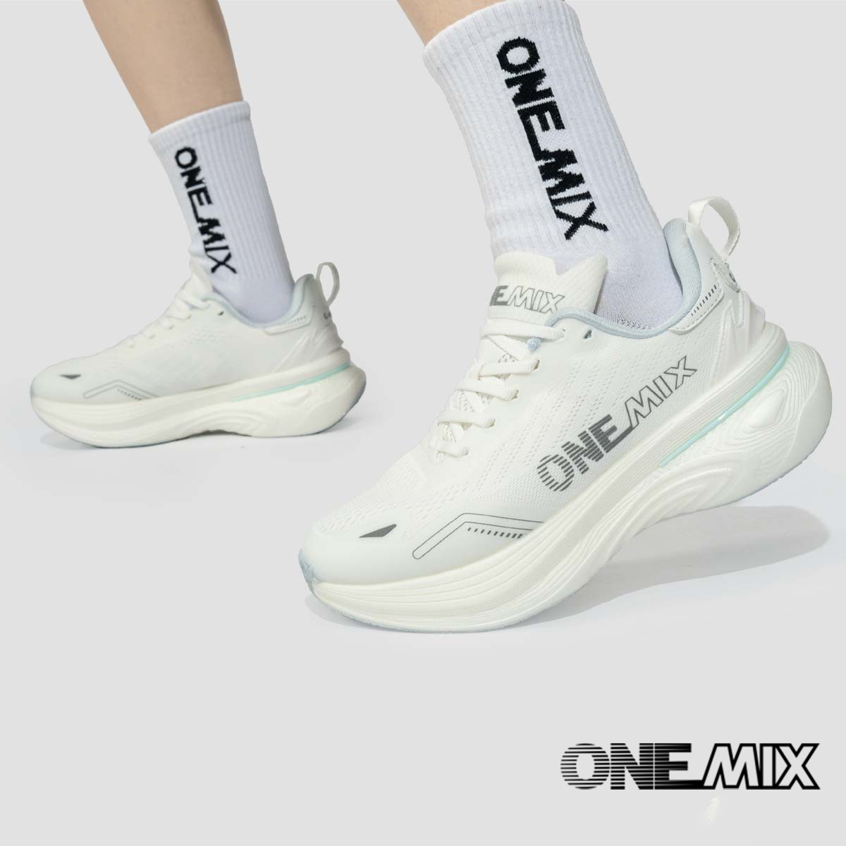 ONEMIX New Shock-Absorbing and - Reflective Night Running Shoes recension och pris