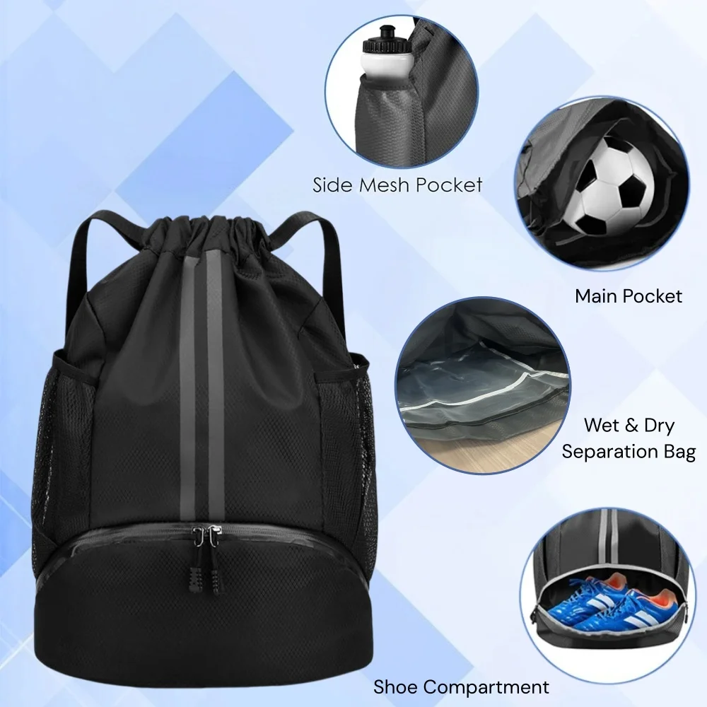 Drawstring Sports Backpack,Lig - Sneakers recension och pris