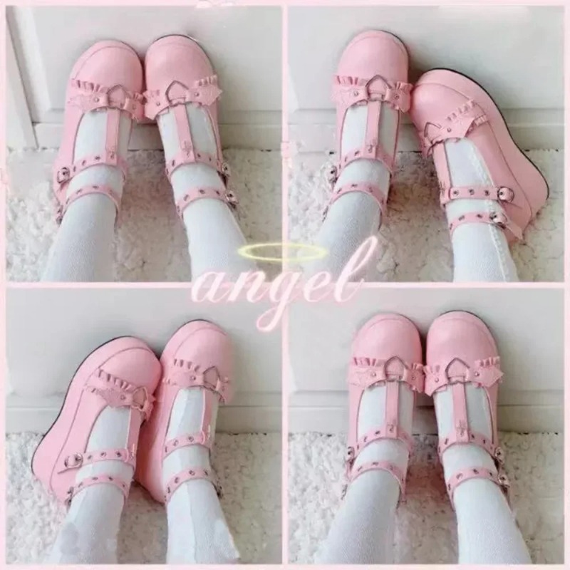 New Sweet Heart Buckle Wedges  - Boots recension och pris