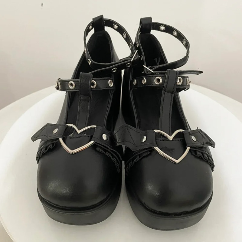 New Sweet Heart Buckle Wedges  - Boots recension och pris
