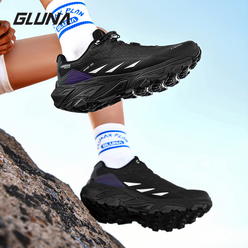 GLUNA Full Waterproof Trail Ru - Anti Slip Trail Running Sneakers recension och pris
