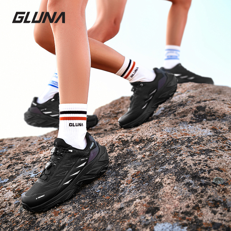 GLUNA Full Waterproof Trail Ru - Anti Slip Trail Running Sneakers recension och pris