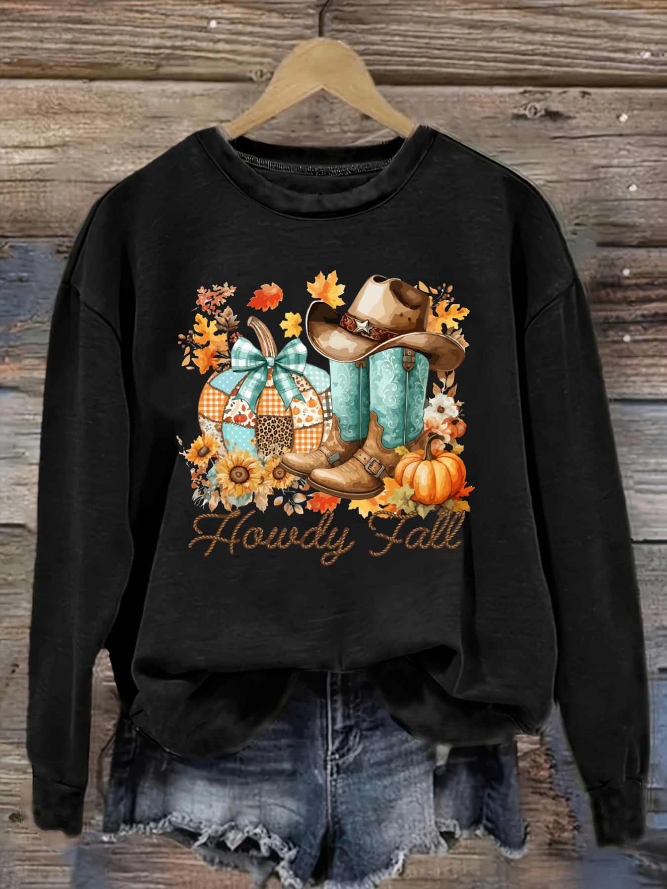 Women's Casual Long Sleeve Cre - Boots recension och pris