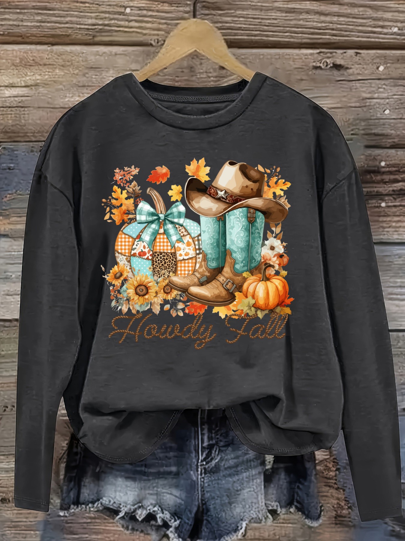 Women's Casual Long Sleeve Cre - Boots recension och pris