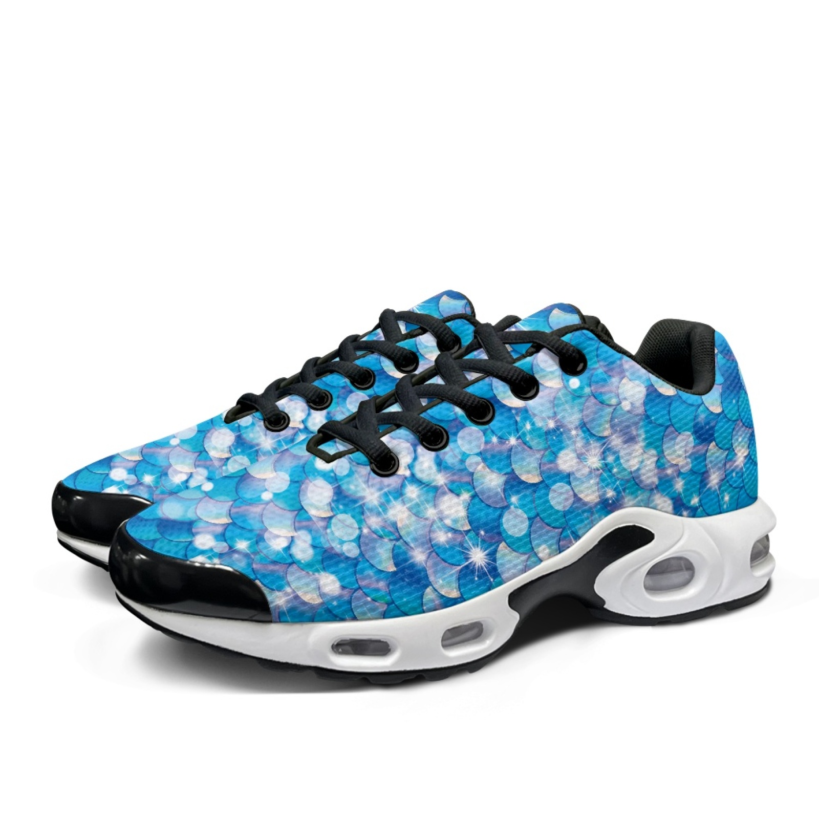 PENSTROLL Mermaid Scale Print  - Air Cushion Jogger Shoes Men recension och pris