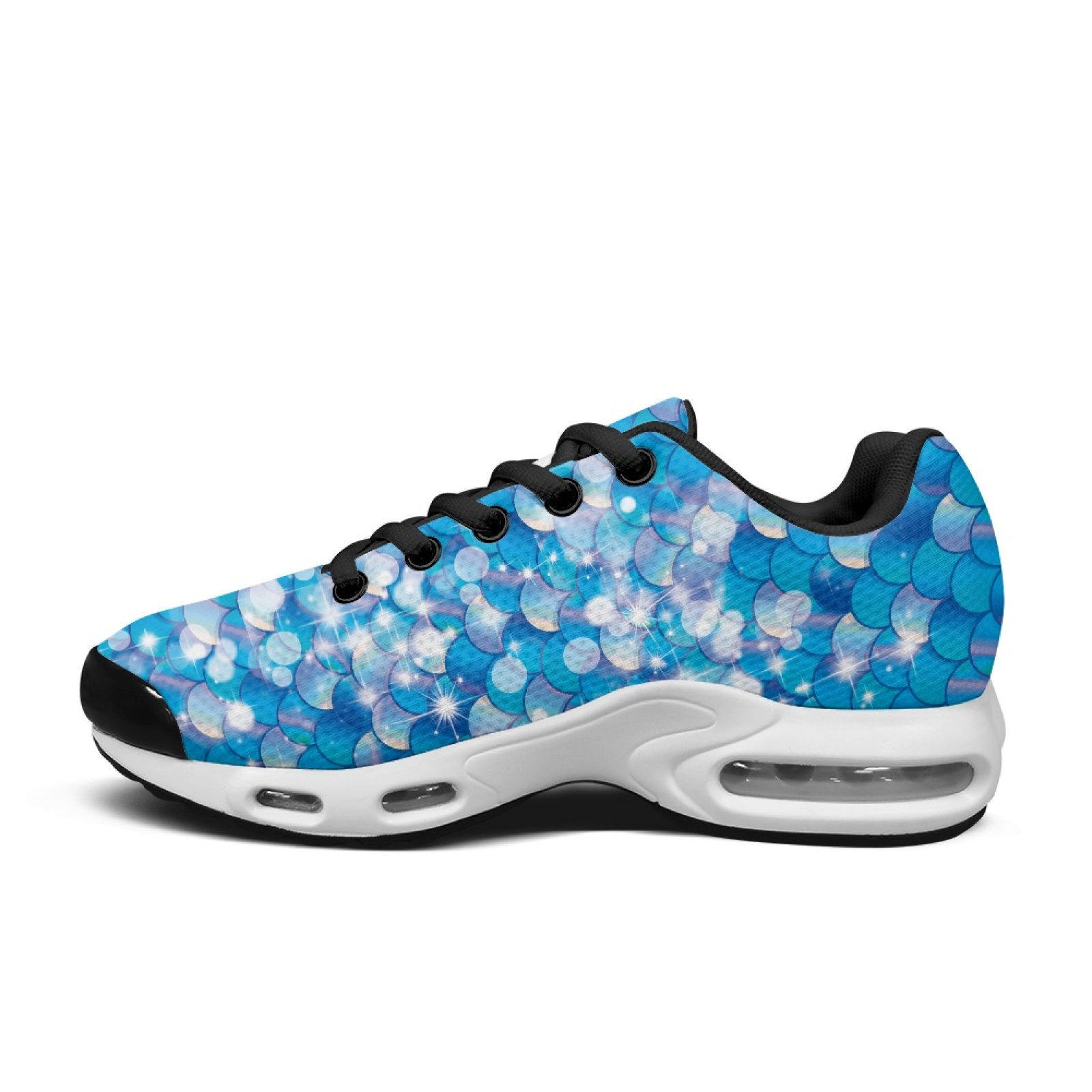 PENSTROLL Mermaid Scale Print  - Air Cushion Jogger Shoes Men recension och pris