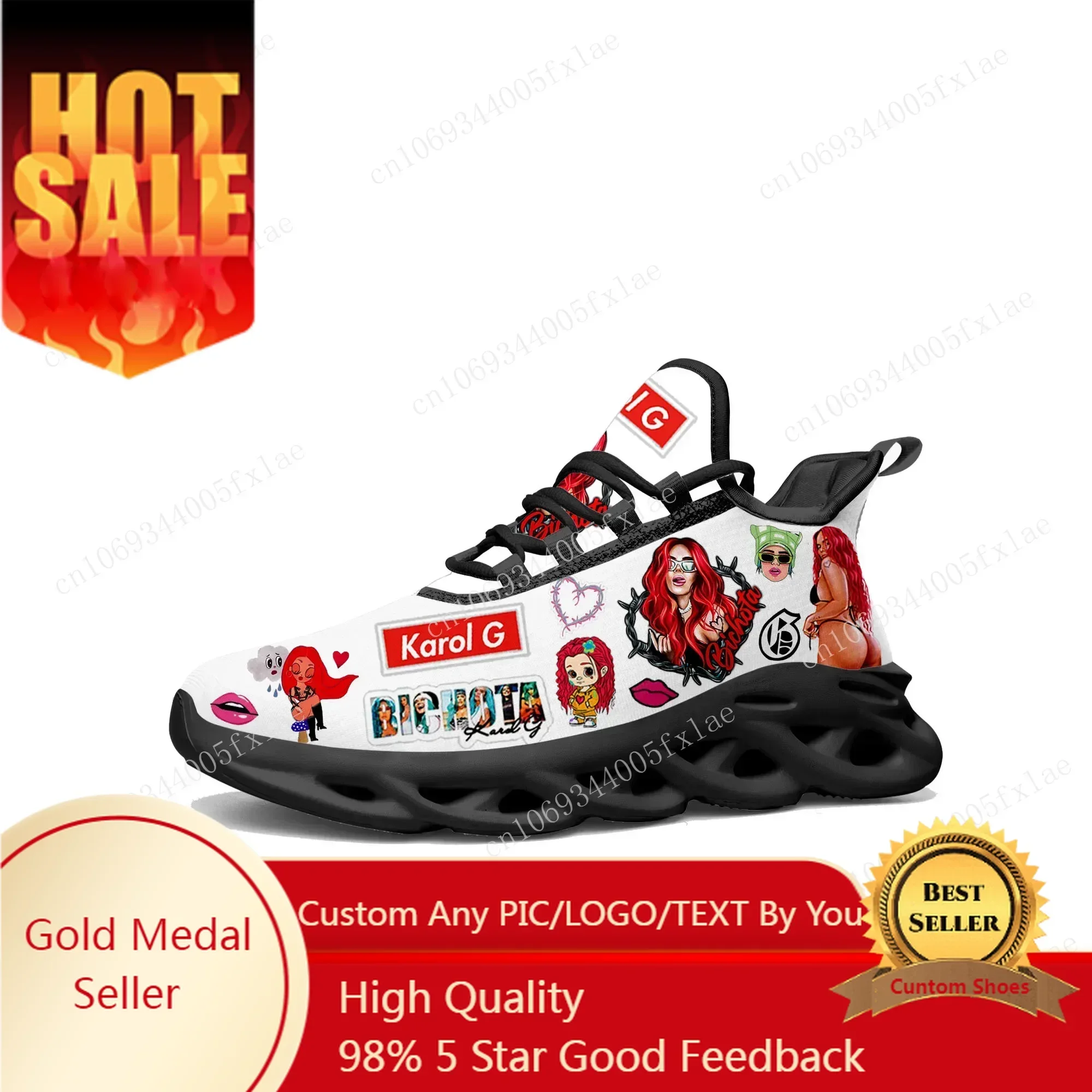 Karol G Bichota Flats Sneakers - Running Shoes recension och pris