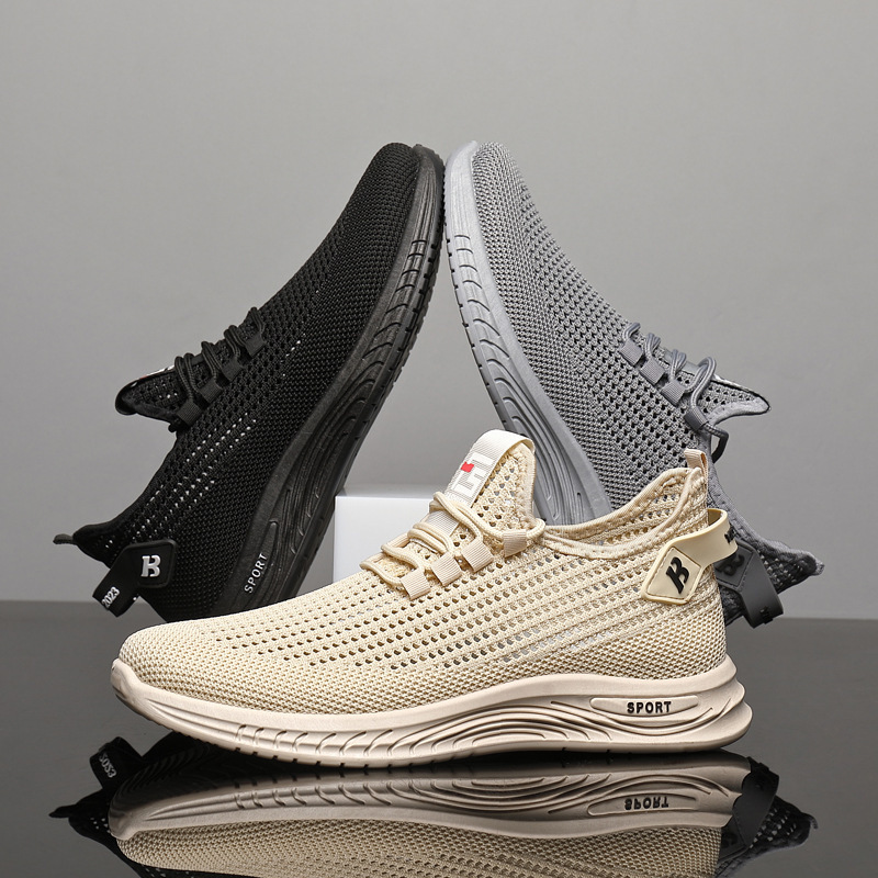 Lightweight Mesh Knit Trainers - Shock Absorbing Gym Trainers recension och pris