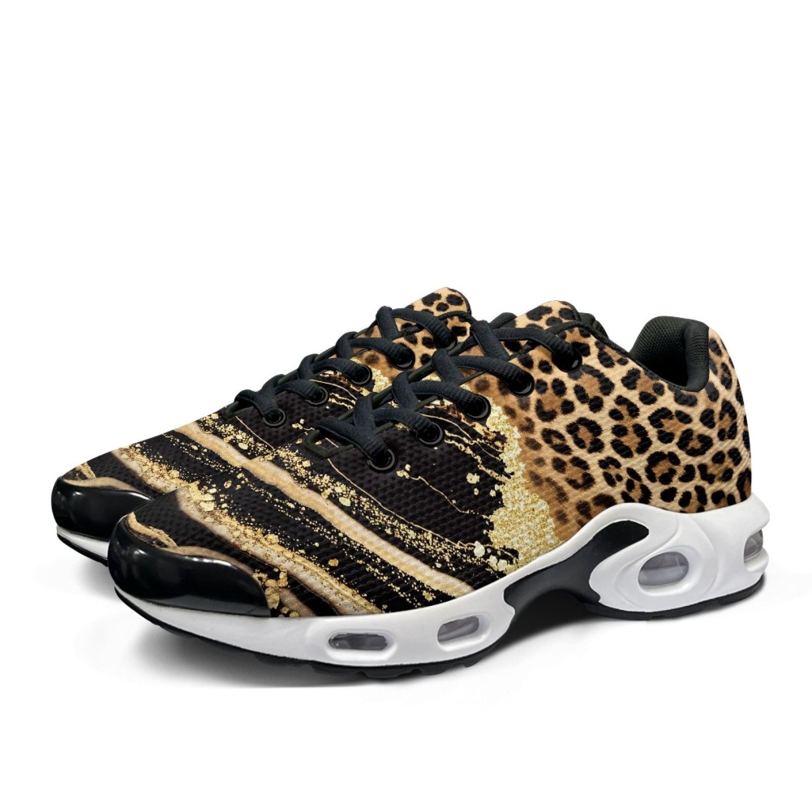 PENSTROLL Leopard Print Workou - Air Cushion Jogger Shoes Men recension och pris