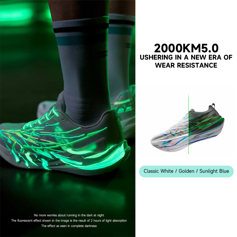 XTEP 2000km 5.0 New Colors Run - Reflective Night Running Shoes recension och pris
