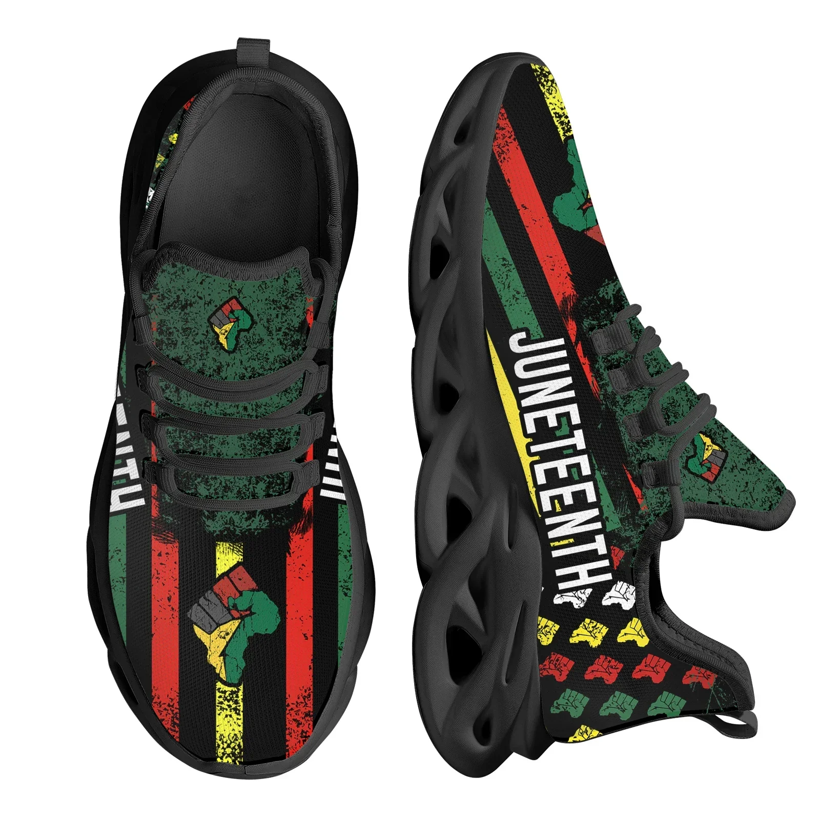 Juneteenth Peace and Love Prin - Breathable Mesh Athletic Shoes recension och pris