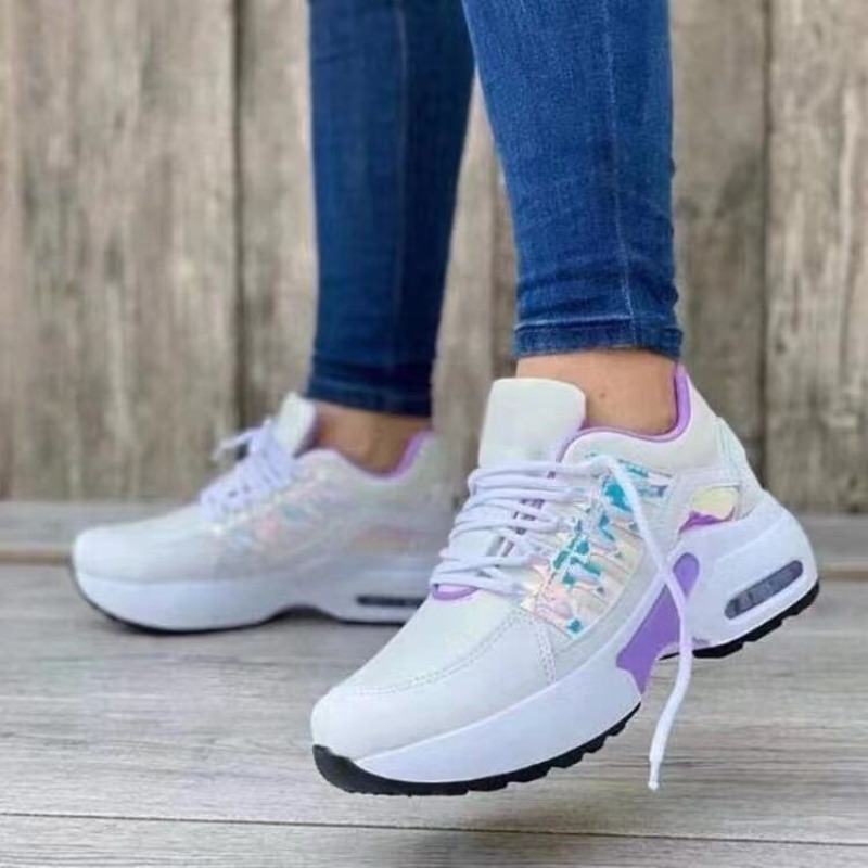 Womens Fashion Sneaker Platfor - Breathable Mesh Athletic Shoes recension och pris