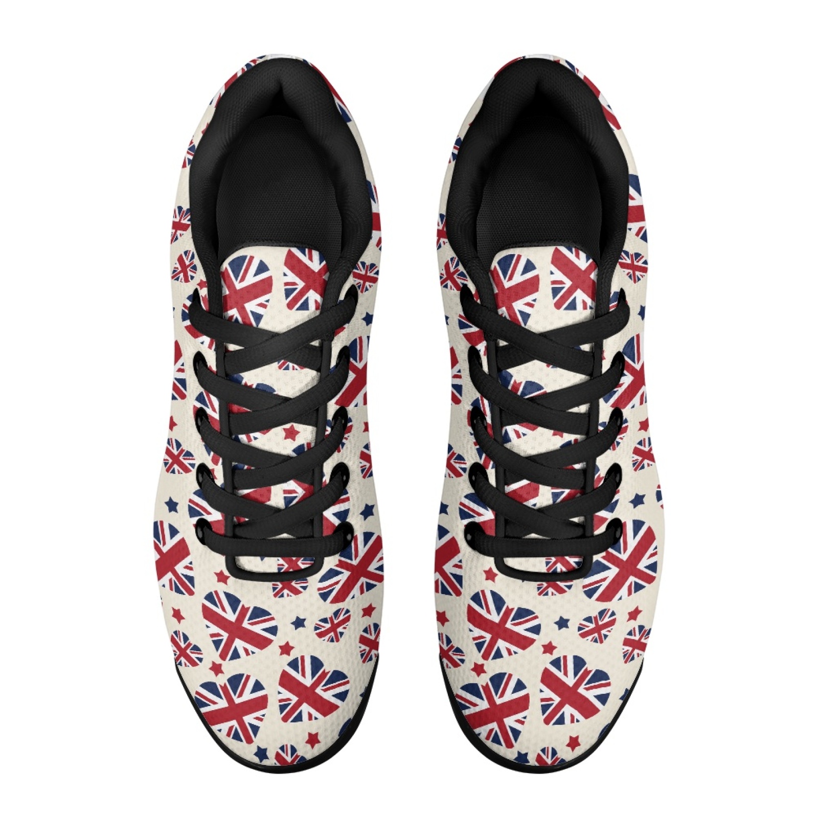 PENSTROLL Union Jack Lace-Up M - Air Cushion Jogger Shoes Men recension och pris