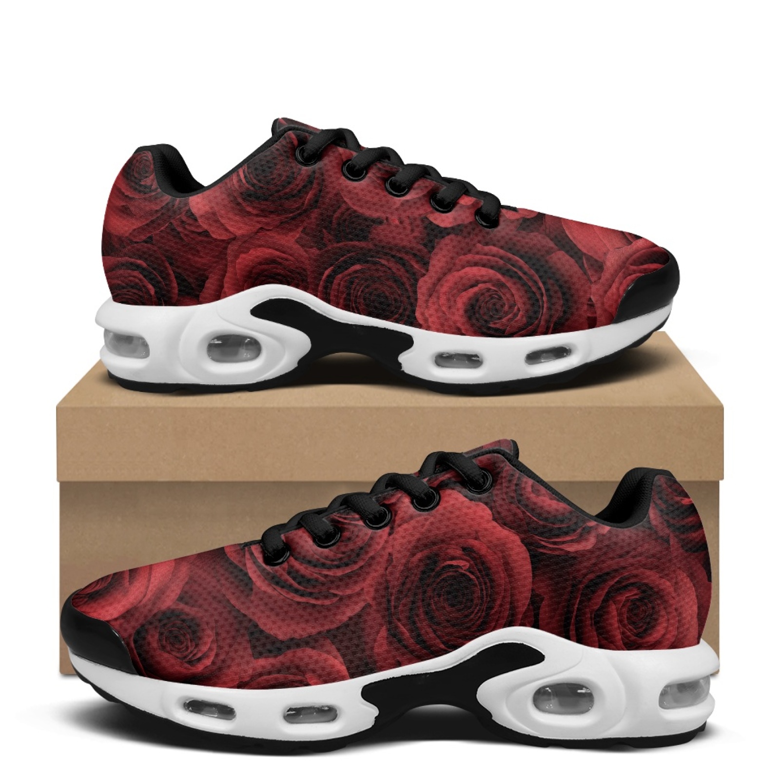 PENSTROLL Full Red Rose Air Cu - Air Cushion Jogger Shoes Men recension och pris