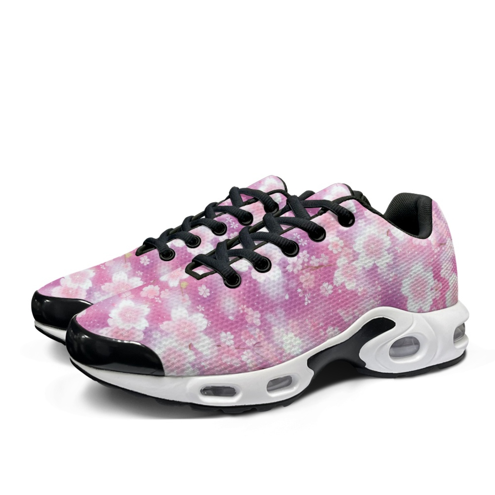 PENSTROLL Pink Floral Pattern  - Air Cushion Jogger Shoes Men recension och pris